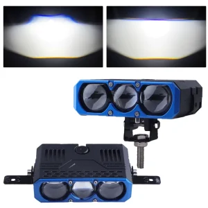 220W White Led Lights Car Auxiliary Fog Light Led Headlight Projector Lens Grille Lights for Car Motorcycle