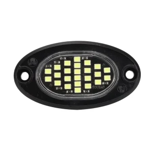 24 LED 12V Waterproof ABS Material Luxury Style Rock Lights Offroad Vehicle Underglow Lamp with Drill Free Installation