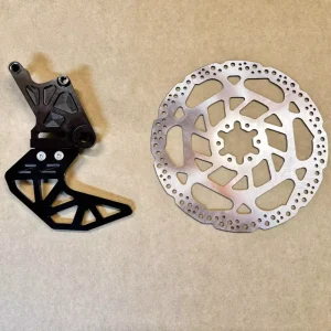 240mm Rear Brake Disc Rotor CNC Aluminum Rear Caliper Mount Bracket for Surron Light Bee Surron Ultra Bee