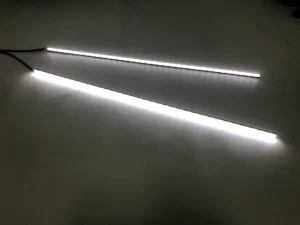 24Inch 2PCS Thin Light 60CM White Amber Switchback LED Strip 12V Sequential Turn Signal DRL