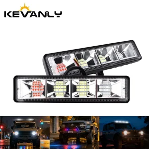 24LED 12-24V High Brightness Car LED Work Light for Off-road Vehicles Replacement Repair Auxiliary Light Model