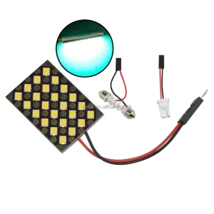 24LED 2835 High Power 12V 24SMD Car Led Interior Panel Light C5W W5W T10 Car Roof Led Dome Light Bulb Auto Interior Lighting