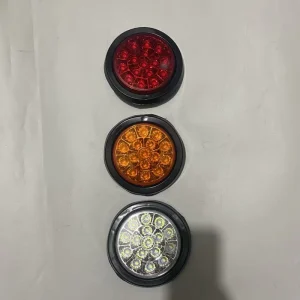 24V 16 LED Replacement OEM Brand Car Rear Tail Light Truck Trailer Reflector Brake Stop Side Marker Warning Indicator Red Yellow
