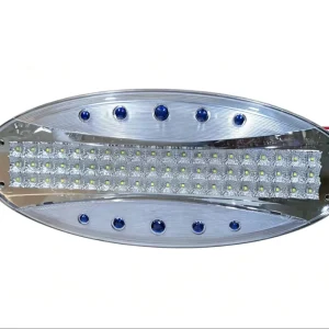 24V High Brightness Oval LED Bus Interior Ceiling Light with Blue Accent Replacement for Bus Spare Parts