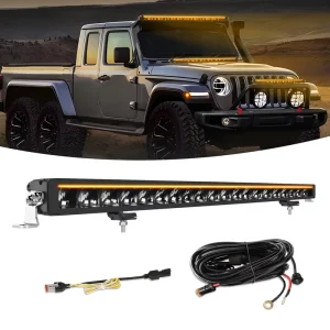 24V LED Light Bar Position Lights DRL 6000K Color Temperature IP68 Rating Off Road Light Bar for Road Car Vehicles Front