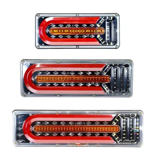 24V Multi functional Led Car Truck Tail Lights Brake Light Turn Signal Marker Lamp Rear Lamp