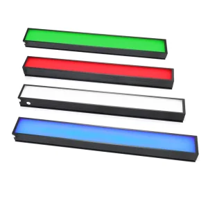 24V RGB Dimmable LED Light Bar for Machine Vision Aluminum Body with DC Power Supply for Bar Detection
