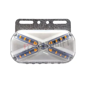 24V Truck Side Marker Light Car External Light Signal Indicator Lamp Warn Strobe Flash Direction Light for Trailer Lorry Truck