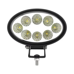 24W LED Work Light Oval 24V for Offroad Harvester Tractor