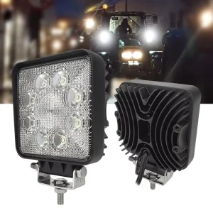 24W LED Work Light for Forklift & Tractor 12V Flood Beam