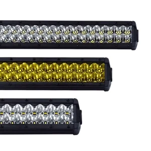 26 Inch 12V Waterproof LED Spot Light Bar Yellow Amber for Jeep UTV Wrangler Cybertruck Off Road for Ford Bronco Truck 4X4
