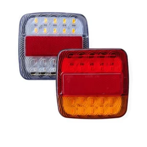 26LED Two-Color Side Light Red and Yellow 12V New Condition Car Tail Brake License Plate Tail Light