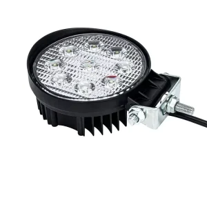 27W 4 Inch 30mm Thick Offroad Accessory 4X4 Spot Fog Lamp White Cube Led Driving Work Light for Truck Vehicle ATV Motorcycle SUV