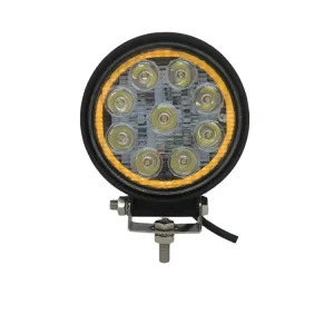 27W LED Auto Work Light with Halo Angel Eye Yellow Turning Light Function CE & Rohs Certified Car Light Accessories