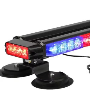 29.5 Inch 54 LED Strobe Light Bar Double Side High Intensity Emergency Warning Magnetic Base Safety Construction