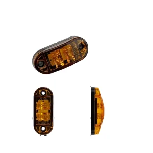 2LED 1W Strobe Side Lights for Cars SUV Truck Pick up DC 12V 24V LED Lamp with Multiple Flash Modes