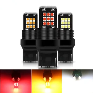 2PCS 7440 7443 LED Bulb Brake Light Reverse Light Bulb Fit for Universal Car W21W W21/5W 12V Auto Turn Signal Light