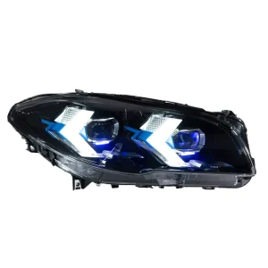2PCS AKD Car Styling Head Lamp for BMW F10 F18 X5 Style Projector Front Light DRL Signal Automotive Accessory