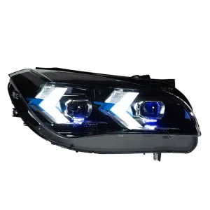 2PCS Car Styling Head Lamp for BMW X1 E84 Headlights DRL Turn Signal High Beam Angel Eye Projector