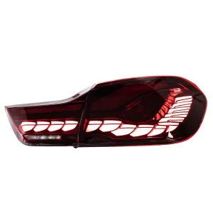 2PCS Car Styling Tail Lamp for BMW F32 M4 DRL Brake Reversing Light Modified
