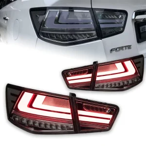 2PCS Car Styling Tail Lamp for Kia Forte DRL Brake Reversing Light Car Accesorios Modified