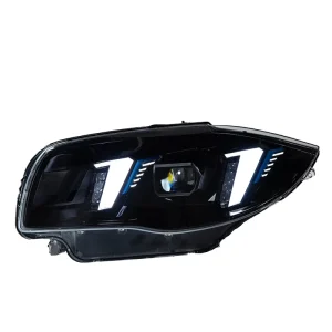2PCS Car Styling for BMW 1 Series E87 DRL Headlights E87i Turn Signal High Beam Projector Lens