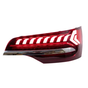 2PCS Car Tail Light for Audi Q7 LED Rear Stop Lamp Brake Signal DRL Reverse Automotive Accessories