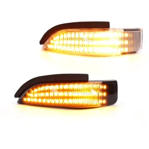 2PCS LED Dynamic Mirror Turn Signal Light for Prius Venza Avalon Altis Vios CHR Aqua Scion