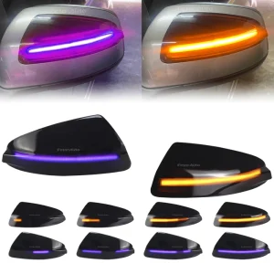 2PCS LED Dynamic Turn Signal Light for Mercedes Benz C Class W204 S204 C300 Viano Vito W639 Side Mirror Indicator