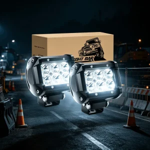 2PCS LED Flood Work Lights Off Road Auxiliary Lamps for Truck SUV ATV UTV Construction and Farm Use