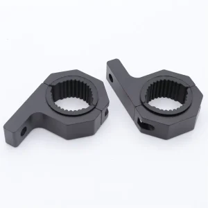 2PCS Universal LED Light Mounting Clamp Bracket Aluminum Alloy Holder for ATV UTV Truck Motorcycle Roll Cage