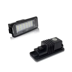 2Pcs 12V 5W LED Number License Plate Light Lamps for VW Golf 4 6 Polo 9N Passat Car License Plate Lights Exterior Access