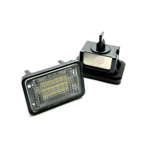 2Pcs 18SMD LED No Error License Plate Light for GLK X204 Led Car Light