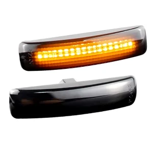 2Pcs Amber LED Turn Signal Side Marker Lamps Repeater Indicator Light for Land Rover Discovery 3 4 Rover Sport L320 Freeland 2