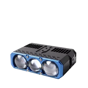 2Pcs Car & Motorcycle Spotlights Fan LED Grille Lights High Low Beam External Auxiliary Lights 12V 110W Off-road Truck
