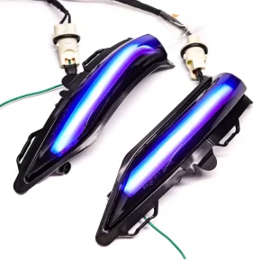 2Pcs Dynamic Indicator Flasher Turn Signal Light LED Side Wing Rearview Mirror Blinker for Ford Fiesta ST Line MK8