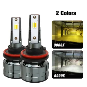 2Pcs H1 Led Headlight Bulbs H7 LED Car Lights H4 H11 HB3 9005 HB4 9006 6000K 3000K Canbus Auto Headlamps