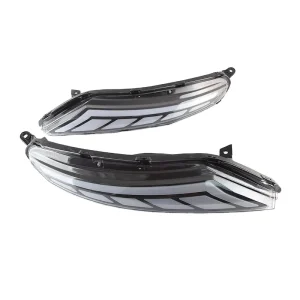 2Pcs LED Daytime Running Light for Mitsubishi Xpander 12V Car DRL Fog Lamp With Yellow Turn Signal