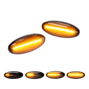 2Pcs LED Dynamic Turn Signal Light Side Marker Lamp for Nissan Navara D22 NP300 Datsun Frontier Fiera PickUp Terrano Skystar
