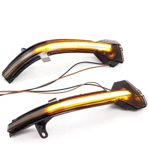 2Pcs LED DynamicTurn Signal Light for BMW 5 6 7 Series F10 F11 F07 F06 F12 F13 F01 Rearview Mirror Indicator Blinker Sequential