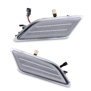 2Pcs LED Side Marker Lights Turn Signal Lamps for Mercedes Benz C-Class W204 C250 C300 C350 C63 AMG