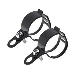 2Pcs Motorcycle Lamp Brackets Turn Signal Light Lamp Mount Headlight Brackets Mount Lamps Holder for 30-45mm Front Fork Scooter