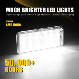 2Pcs Set Canbus White LED License Plate Lights for Toyota Lexus Land Cruiser TLC Prado LX 470 LX 570 GX 470 Car LED Lamp