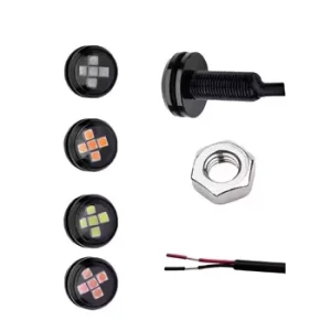 2W High Power Eagle Eye LED Car Light 22mm 0.9 Inch Mini Round Auxiliary Light for Vehicles