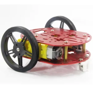 2WD Aluminum Robot Smart Starter Car Chassis Kit Compatible With Speed Encoder For Ardunocar FT DC 002 KIT