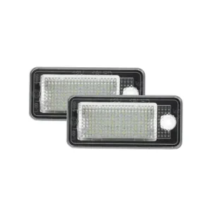 2pcs 18 LED License Plate Light Lamp for Audi A3 S3 A4 S4 B6 A6 C6 A8 Q7 RS4