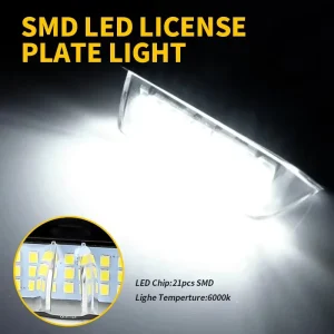 2pcs Canbus for TOYOTA Rav4 19-23 Alphard Vellfire AGH30/35 30 Series Avalon 2015-22 Car LED Number License Plate Lights White