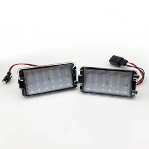 2pcs Car LED Accessories Ibiza 6L Wireless 12V White Mini LED Number Plate Light