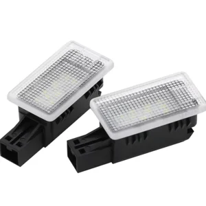 2pcs Car Rear White LED License Plate Light Number Lamp for Volvo XC40 XC70 V60 S60 S80 V40 V40CC