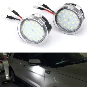 2pcs Car Rearview Mirror Lights for Ford Mondeo MK5 Edge Fusion Explorer Everest Mustang LED Lights for Car
